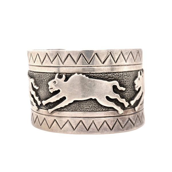 Sterling Silver Navajo Cuff - 