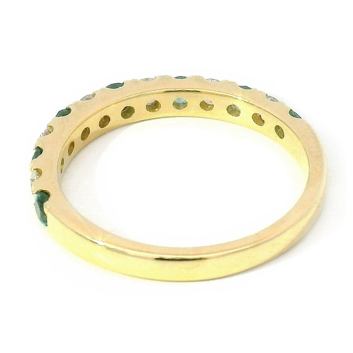 Alexandrite, Diamond & Gold Ring - "Nocturne Pulse"