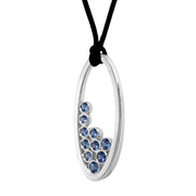 Yogo Sapphire Bubble Necklace - "True Blue"