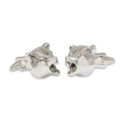 Sterling Silver Cufflinks - "Grizzly Bear"