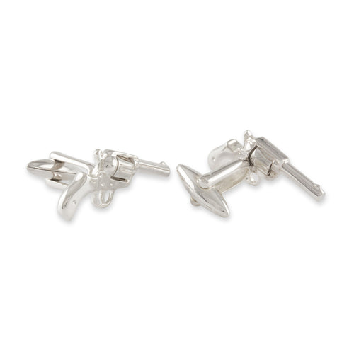Sterling Silver Cufflinks - "Revolver"