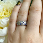 Montana Yogo Sapphire & Diamond Platinum Domed Ring - "Candy"