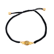 Diamond Vario Clasp & Macrame Bracelet - "Bead"