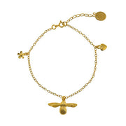 Gold Vermeil Bracelet - "Baby Bee"