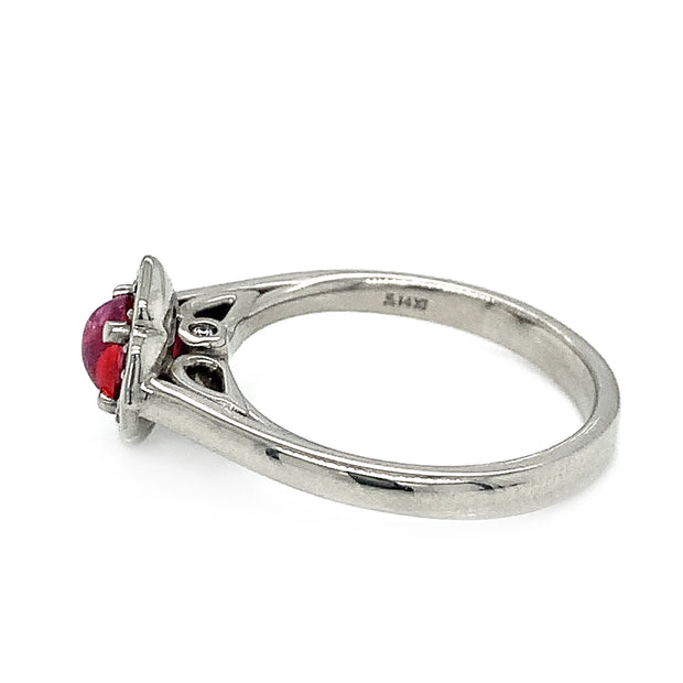 Montana Sapphire & Diamond Ring - "Rose"