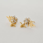 Sterling Silver and Gold Vermeil Earrings - "Posy Bloom"