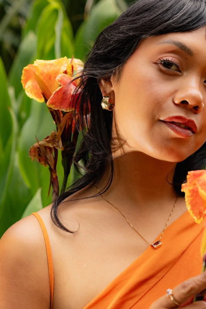 Bronze Cuff Earrings - "Dune"