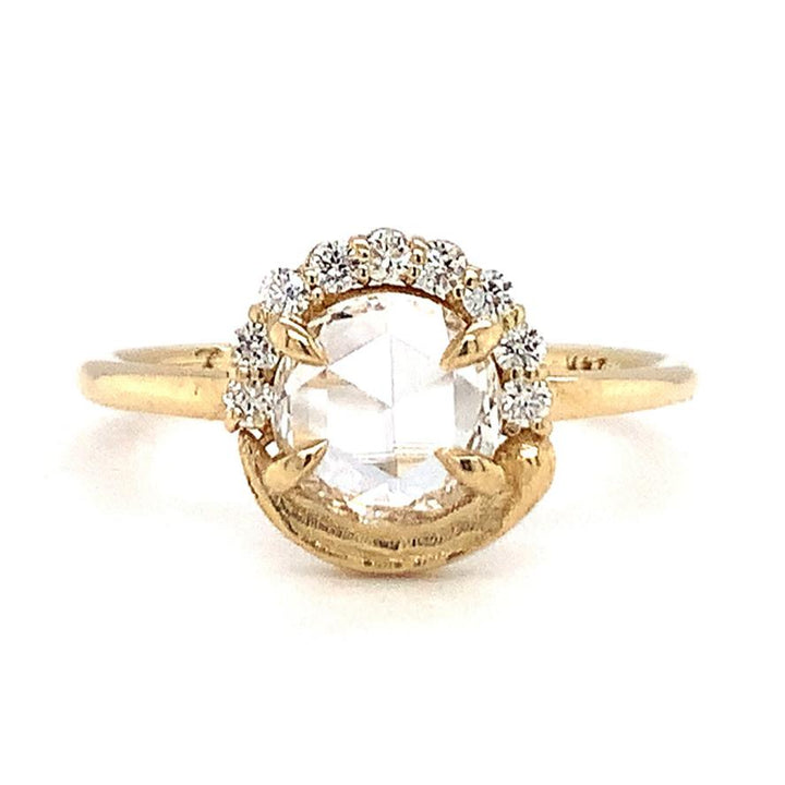 Le Conte by Eunmi Han 14K Yellow Gold Renoir Rose-Cut Diamond Engagement Ring Front