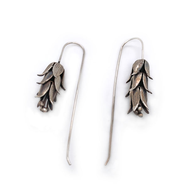 Sterling Silver Drop Earrings - "Akasaya"