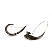 Bronze Drop Earrings - "Long Hook"