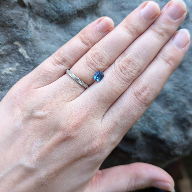 Yogo Sapphire, 0.91ct - "Olympic"