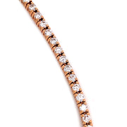 Rose Gold & Diamond Tennis Bracelet- "Grace Mae"