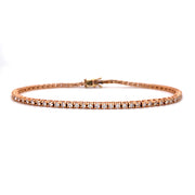 Rose Gold & Diamond Tennis Bracelet- "Grace Mae"