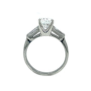 Platinum Diamond Engagement Ring - "Queen of Light"