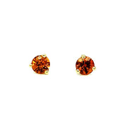 Montana Sapphire Martini Stud Earrings - "Tiny Sparks"