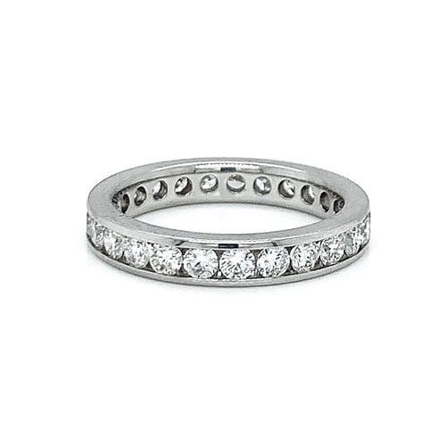 Platinum and Diamond Eternity Ring - "Eternal Romance"