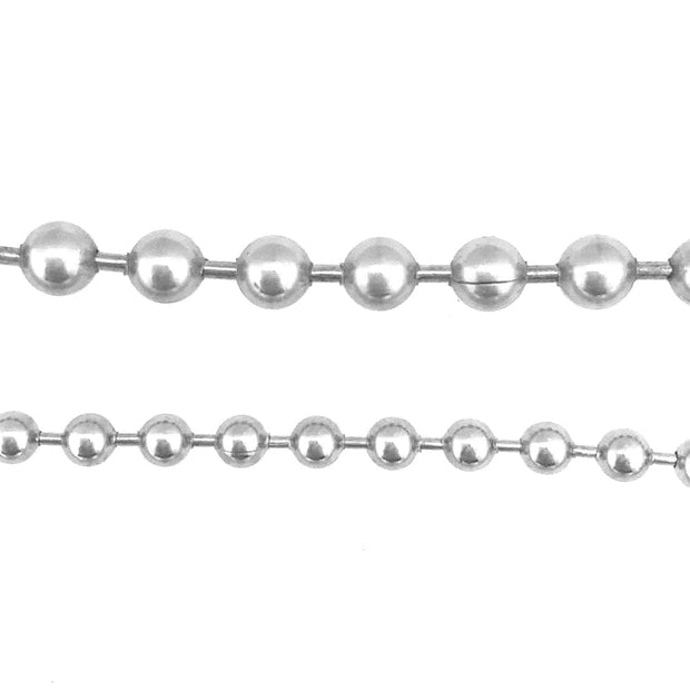 16" Basic Ball Chain Stainless Steel Necklace