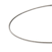 2mm Stiff Rope Stainless Steel Necklace