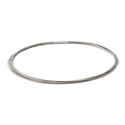 7 Strand Rope Stainless Steel Necklace