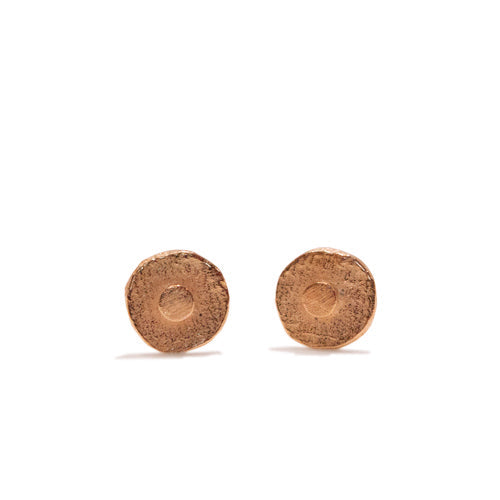 Rose Gold Dot Earrings