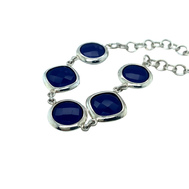 Bracelet - Link Lapis Lazuli Sterling Silver - Signature Collection - KenSu  Jewelry