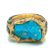"The Crusader" Turquoise Ring