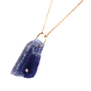 Tanzanite Crystal "Precipice" Necklace
