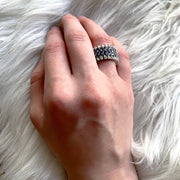 Exclusive Yogo Sapphire & Diamond Serafino Consoli Brevetto Ring-to-Bracelet