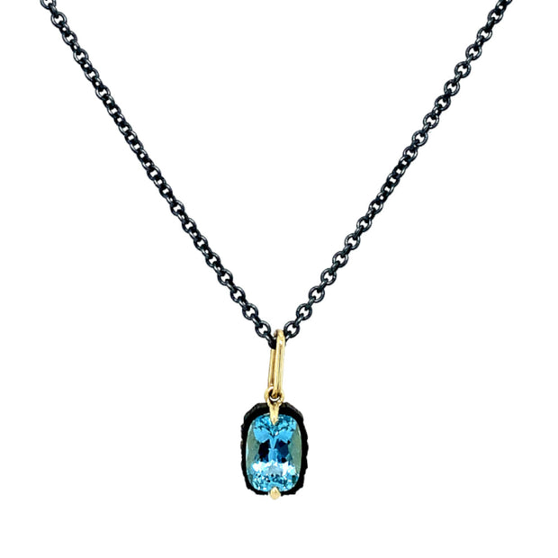 Aquamarine Necklace- "Chroma"