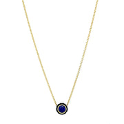 Royal Blue Montana Sapphire Necklace - "Chroma"