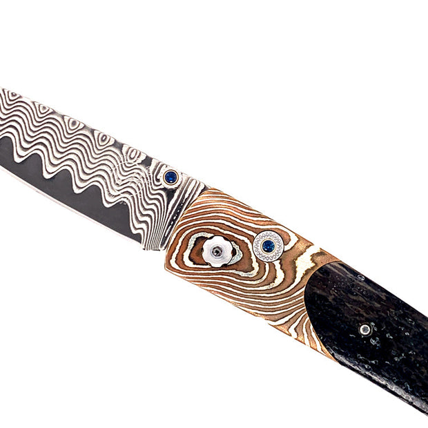 Lancet 'Barrow' Damascus Knife