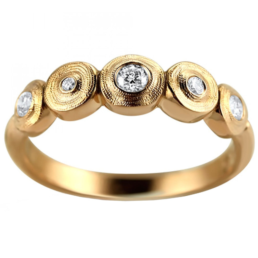 Alex Sepkus Diamond Five Seed Ring