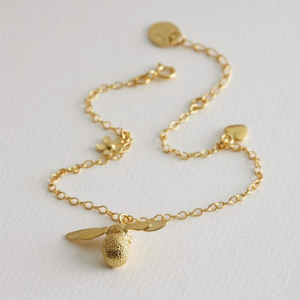 Gold Vermeil Bracelet - "Baby Bee"
