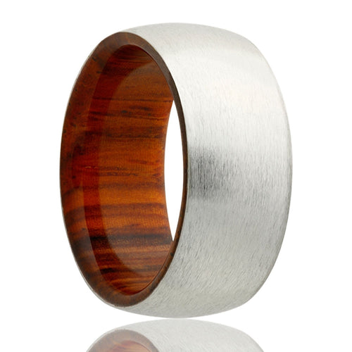 Cobalt Chrome & Cocobolo Wood Sleeve Band