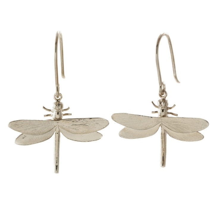 Dragonfly hook earrings by Alex Monroe