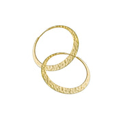 Small EcoGold Eclipse Hoops