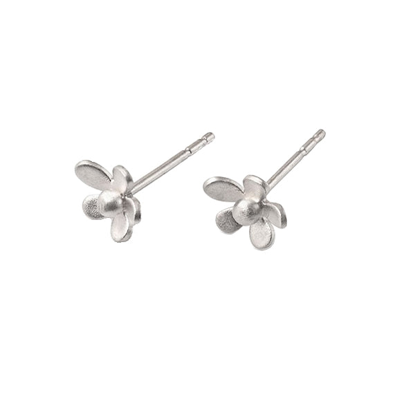 Meral Sartekin Forget-Me-Not Blossom & Leaf Stud