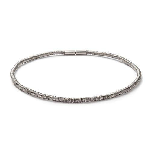 15.5" Multi Spiral Stainless Steel Necklace