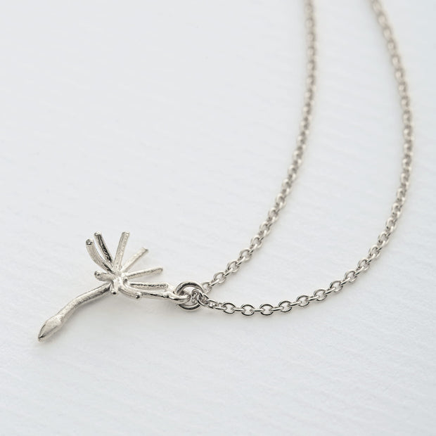 Sterling Silver Dandelion Fluff Necklace