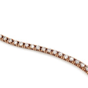 Rose Gold & Diamond Tennis Bracelet- "Grace Mae"
