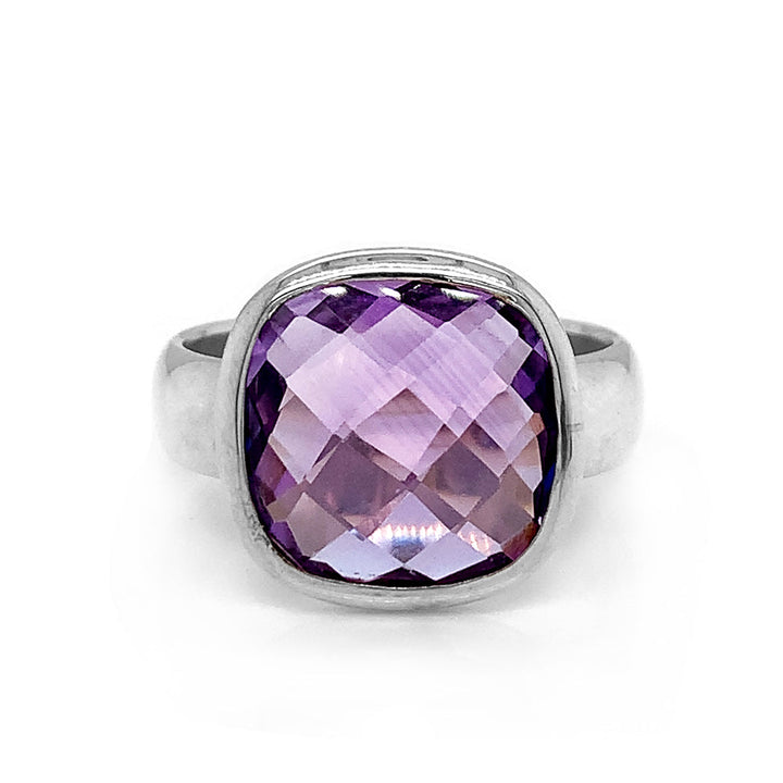 Sterling Silver Amethyst Ring - "Berry Lovely"
