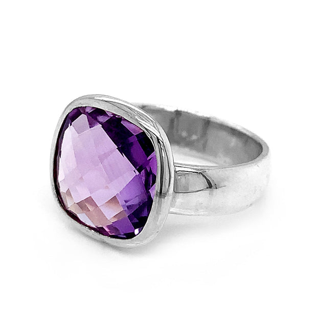 Sterling Silver Amethyst Ring - "Berry Beautiful"