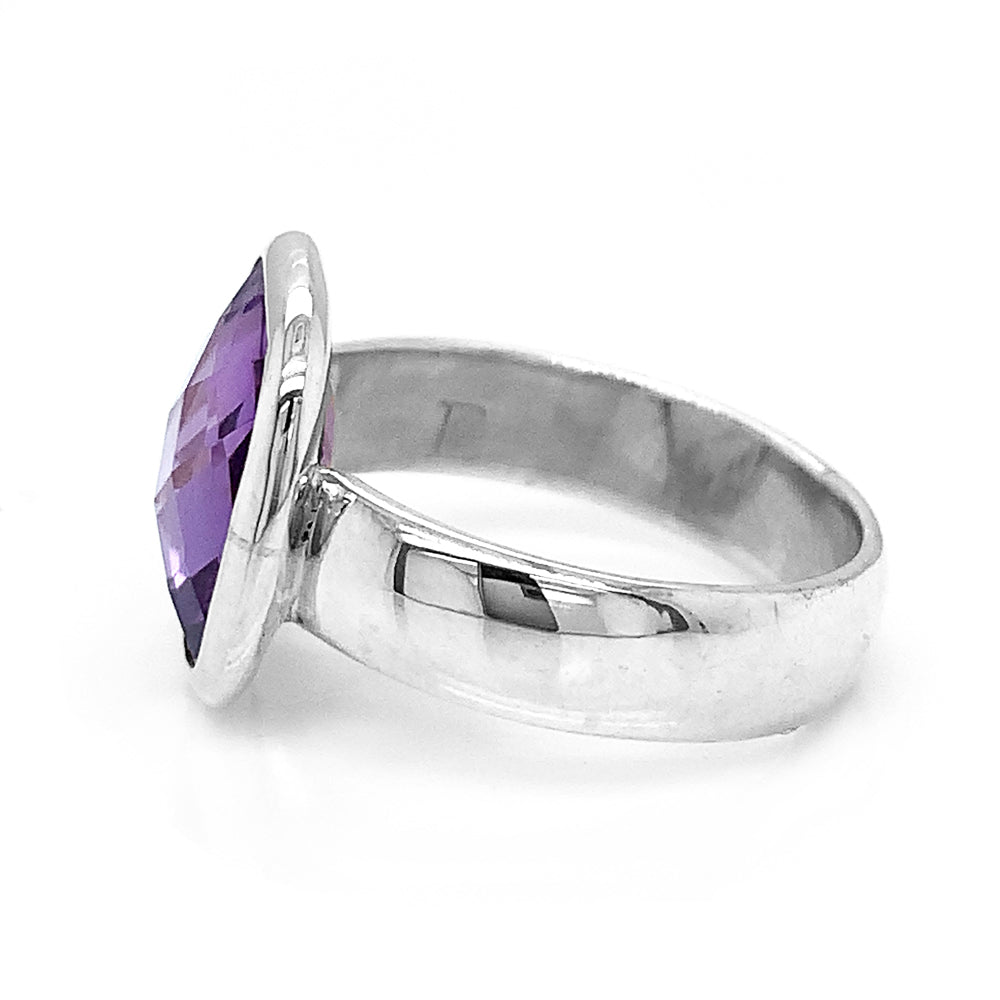 Sterling Silver Amethyst Ring - "Berry Lovely"