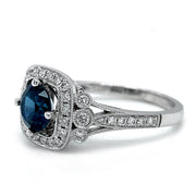 Montana Sapphire & Diamond Ring-"Delilah"